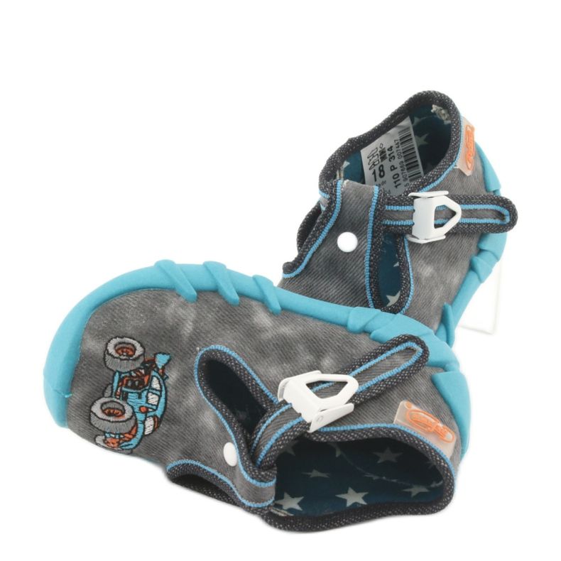 Befado children's shoes 110P314 blue grey 4 Befado children's shoes 110P314 blue grey 4