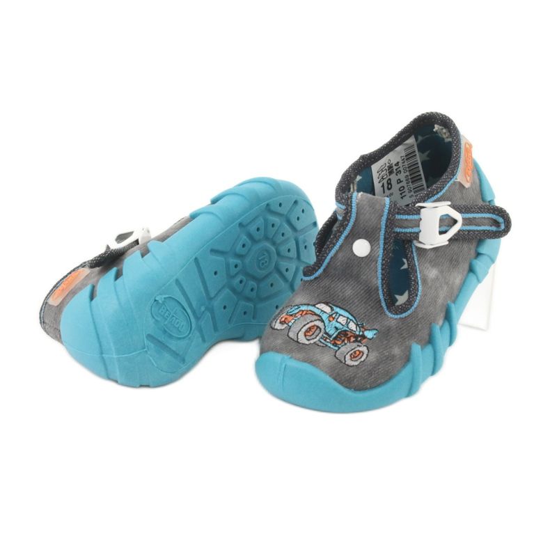 Befado children's shoes 110P314 blue grey 3 Befado children's shoes 110P314 blue grey 3
