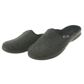 Befado men's shoes pu 548M022 black grey 3