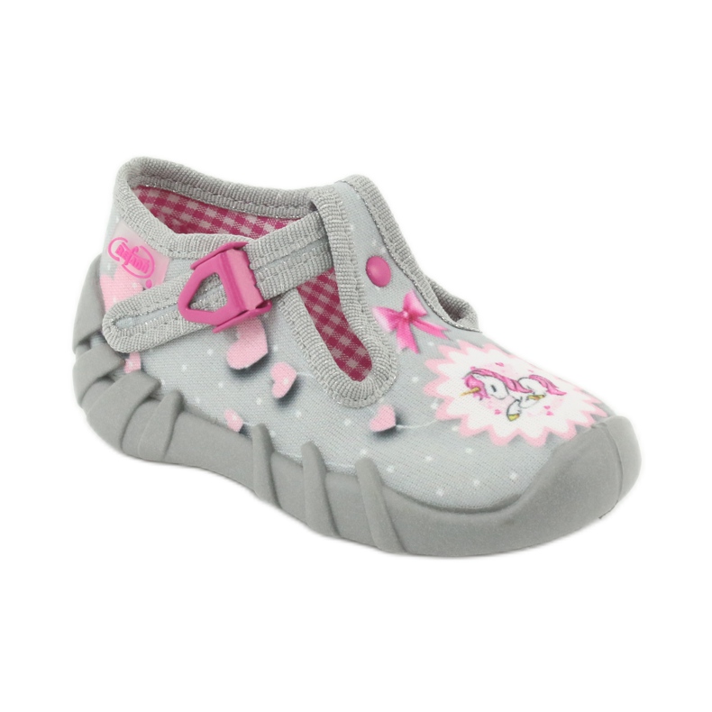 Befado children's shoes 110P359 pink grey 1