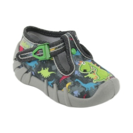 Befado children's shoes 110P370 grey multicolored green 2