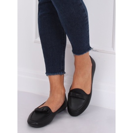 Black women's loafers A8637 Black 1