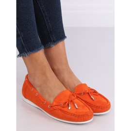 Orange women's loafers RQ-1 Orange 2