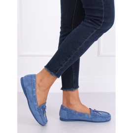 Blue women's loafers RQ-1 Blue 1
