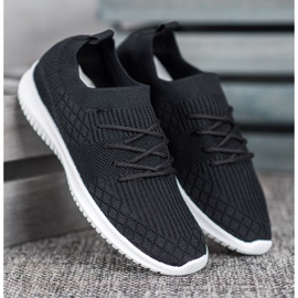SHELOVET Openwork Sport Shoes black 1
