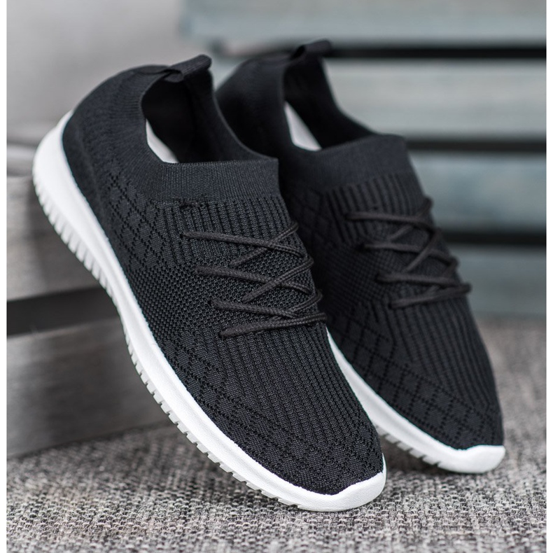SHELOVET Openwork Sport Shoes black 1 SHELOVET Openwork Sport Shoes black 1
