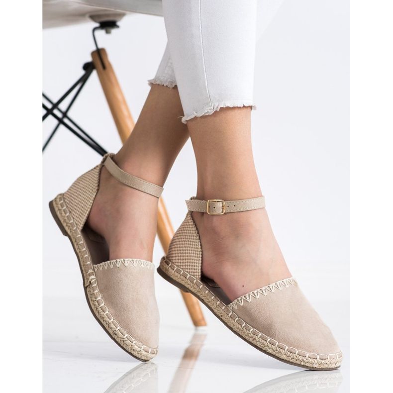 Goodin Beige Espadrilles With Suede 2