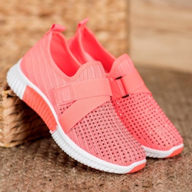 SHELOVET Pink Slipons With Crystals multicolored 1