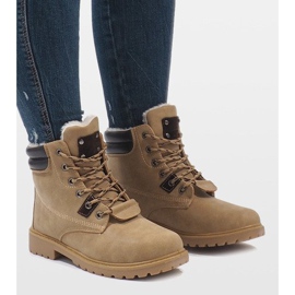 Camel insulated boots D494C-8 brown 1