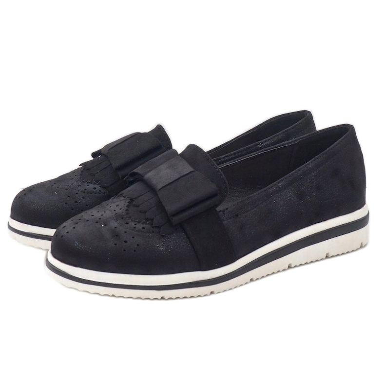 Black matt shoes on the wedge YT-8 2