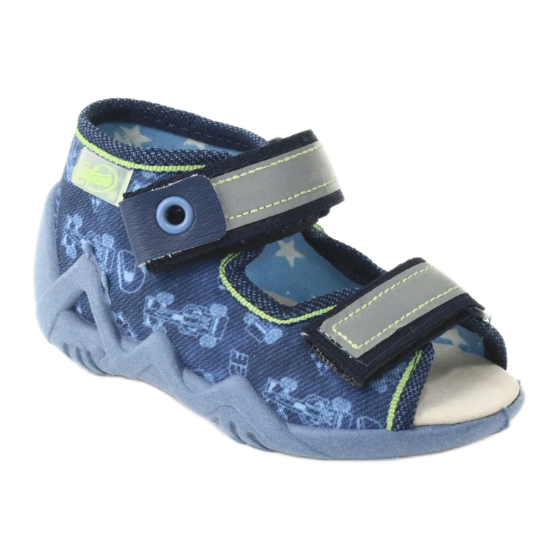 Befado yellow children's shoes 350P011 navy blue blue grey green 1