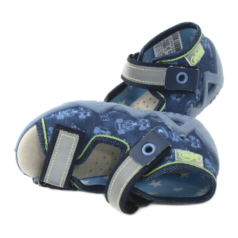 Befado yellow children's shoes 350P011 navy blue blue grey green 5