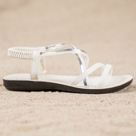 VINCEZA Slip-On Sandals white 2