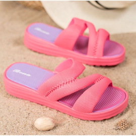 Bona Comfortable Pink Slippers 1