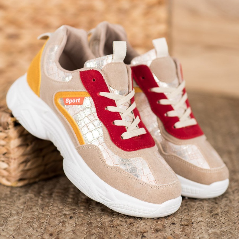 SHELOVET Sport Suede Sneakers multicolored 1