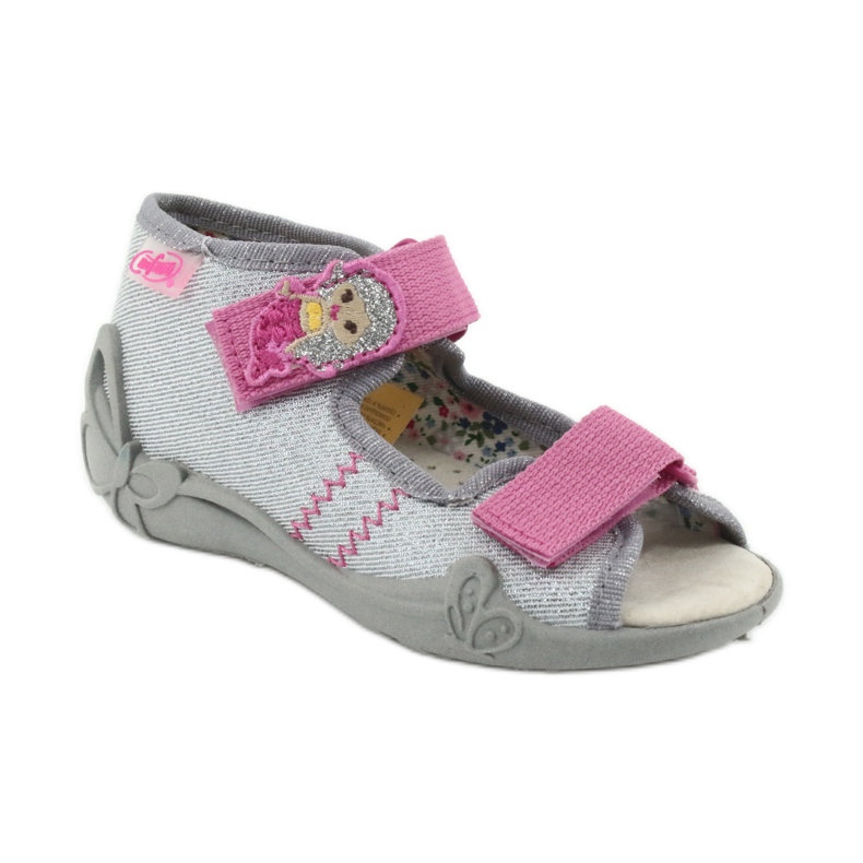 Befado yellow children's shoes 342P012 pink grey 2