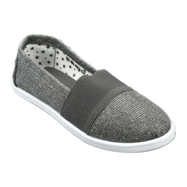 Comfortable silvery Wishot 44-053 sneakers grey 1