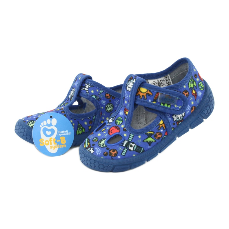 Befado children's shoes 533P003 blue multicolored 3