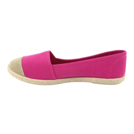 Wishot 32-130 ballerinas espadrilles pink 2