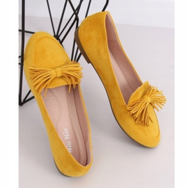 Women's loafers honey 99-72A Yellow 1