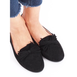 Black women's loafers 99-72A Black 1
