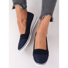 Navy blue ballerinas S81B001 Blue 1