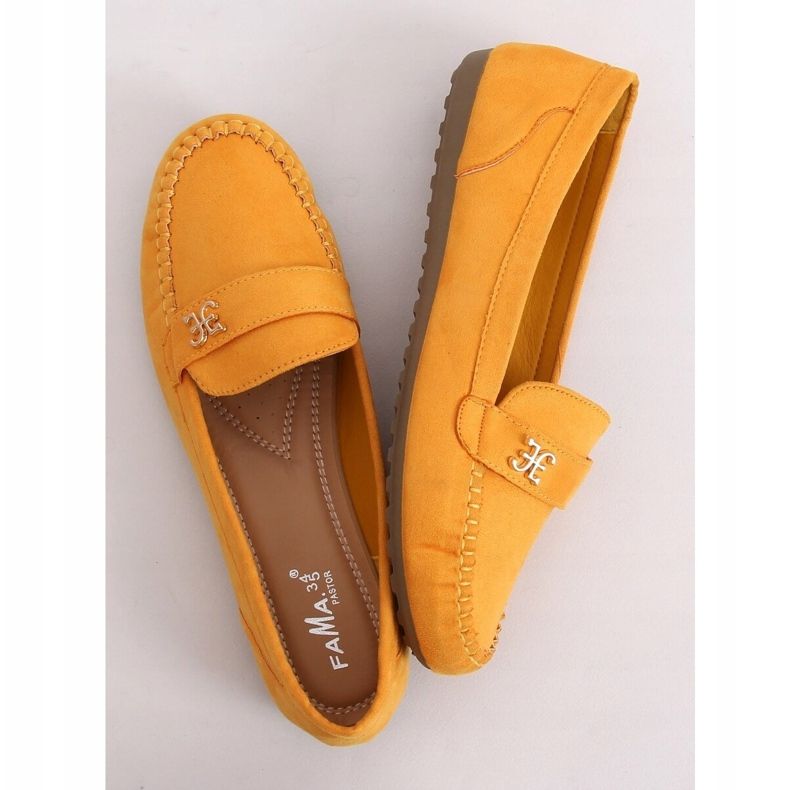 Women's honey loafers B2020 Yellow 1