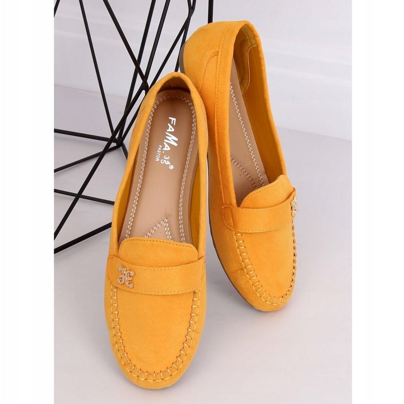 Women's honey loafers B2020 Yellow 2