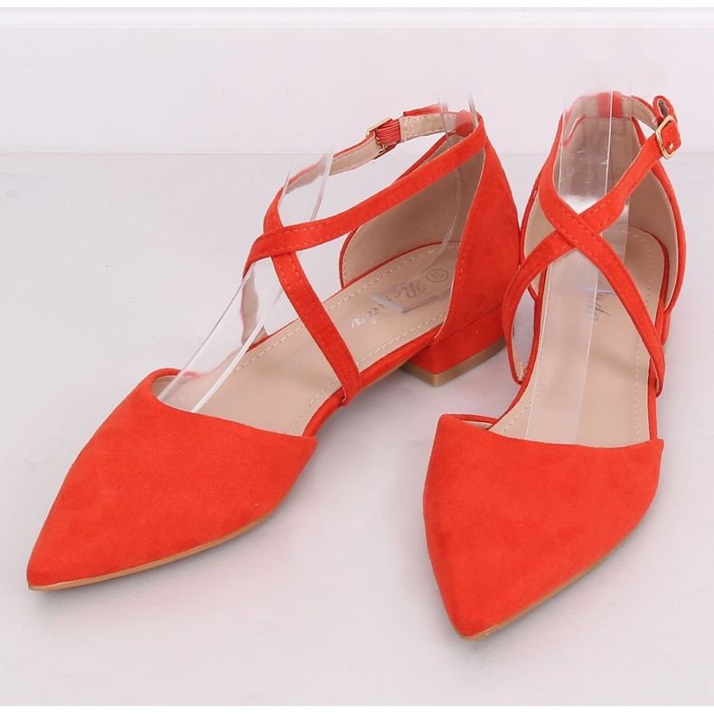 Orange cut ballerinas S-880 Orange 1 Orange cut ballerinas S-880 Orange 1