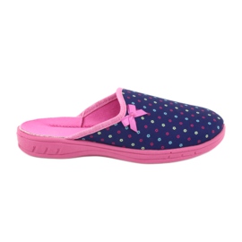 Befado colored children's shoes 707Y408 navy blue pink 1