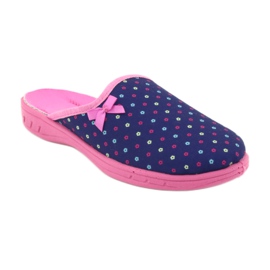 Befado colored children's shoes 707Y408 navy blue pink 2