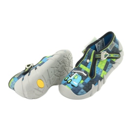 Befado children's shoes 110P368 blue grey green 4