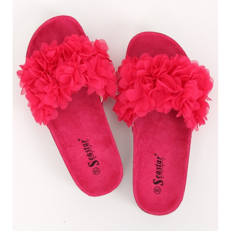 Flower power fuchsia BG47P Fuchsia slippers pink 1