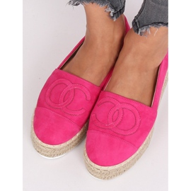 Fuchsia espadrilles T341P Fushia pink 1