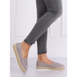 Gray Espadrilles for women T341P Gray grey 1