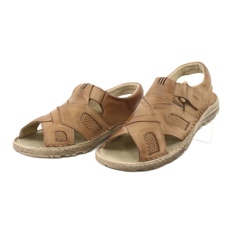 Naszbut Comfortable Leather Sandals 036 / A beige 4