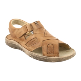 Naszbut Comfortable Leather Sandals 036 / A beige 1