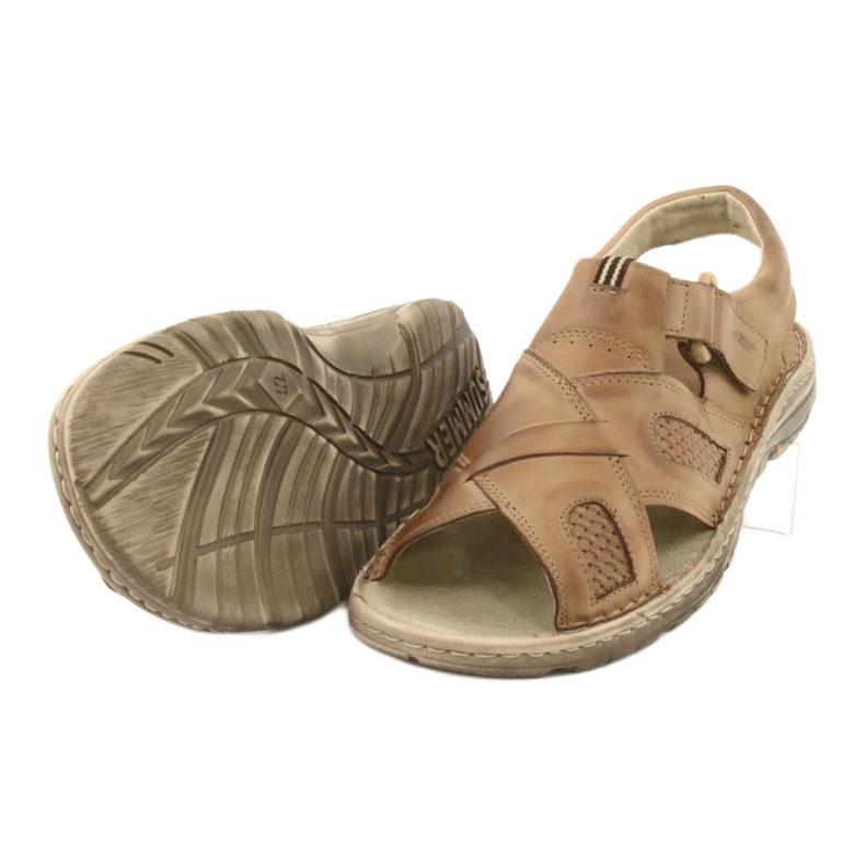 Naszbut Comfortable Leather Sandals 036 / A beige 5