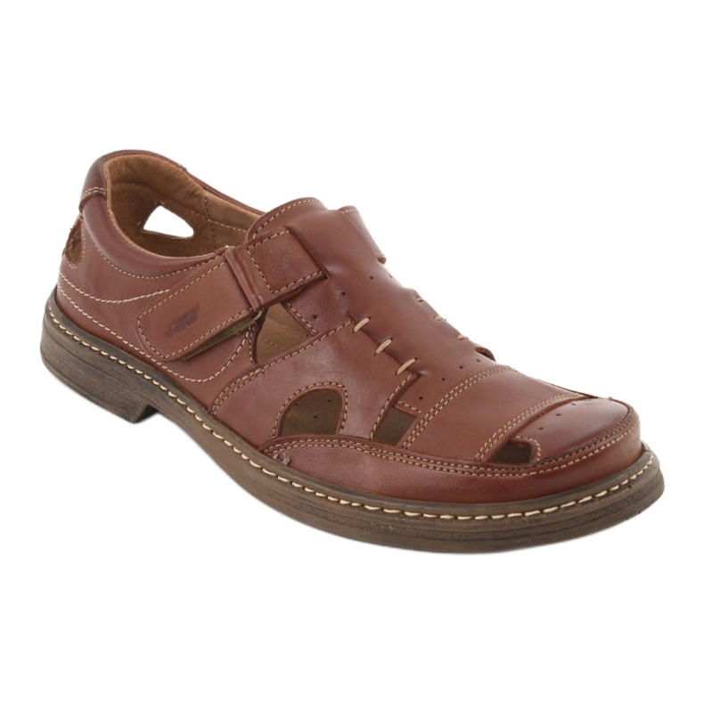 Summer shoes with Velcro, Naszbut 968, brown 1 Summer shoes with Velcro, Naszbut 968, brown 1