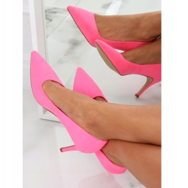 Pumps asymmetric pink AF05P Fuchsia 1