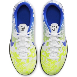 Nike Mercurial Vapor 13 Club Njr Tf Jr CV9353 104 soccer shoes white multicolored 1