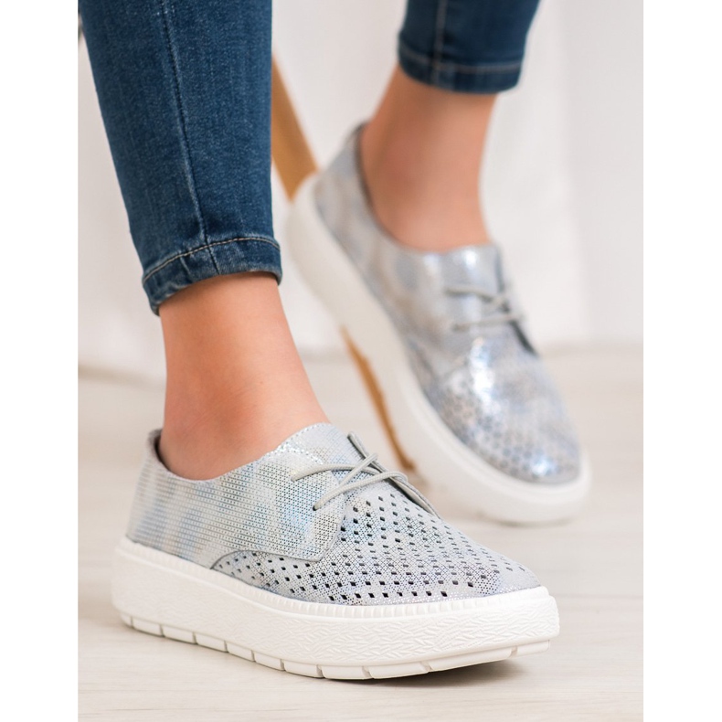 Goodin Light Leather Shoes grey 1