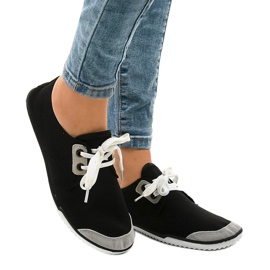 Black BO-6 slip-on sneakers 1