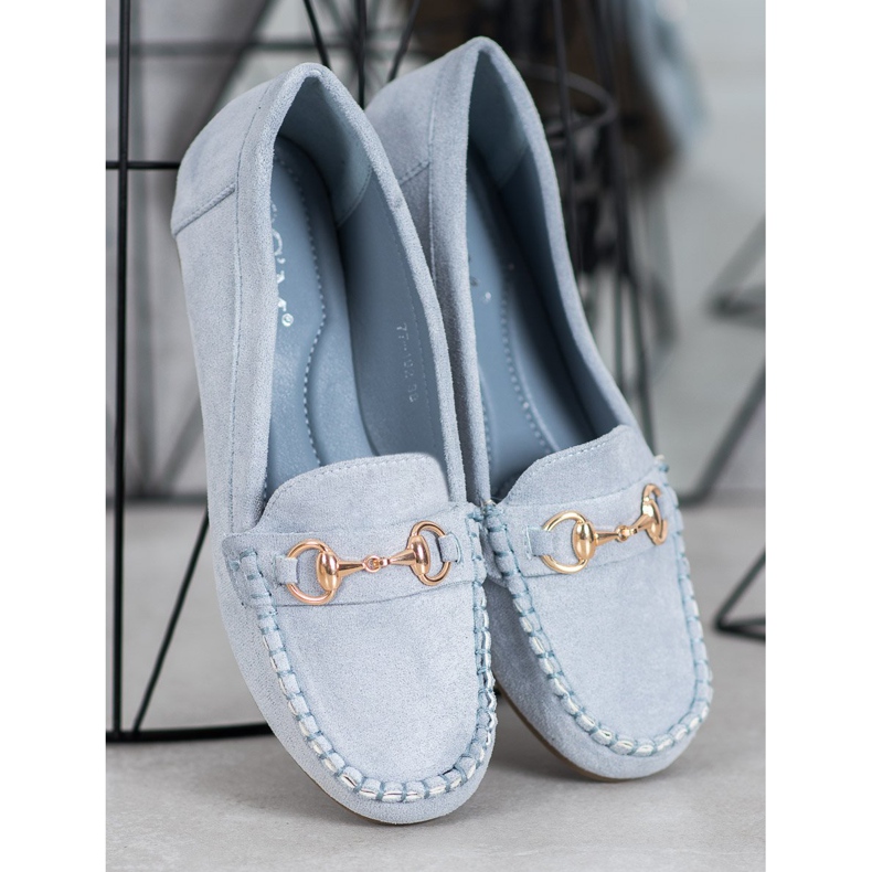 Cm Paris Moccasins With Ornament blue 1