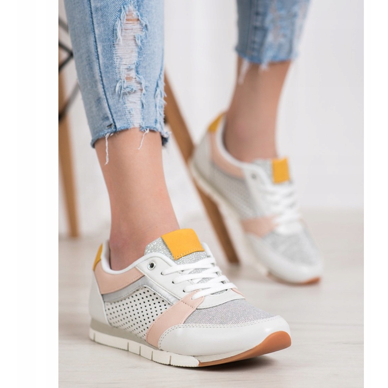 Kylie Openwork Sport Shoes white 2