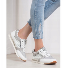 Kylie Openwork Sport Shoes white 2