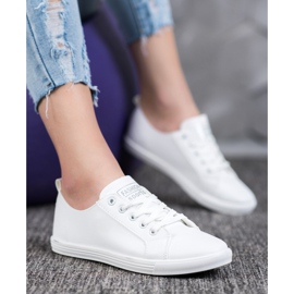 Ideal Shoes Fashion Sport Shoes white 1 Ideal Shoes Fashion Sport Shoes white 1