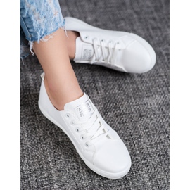 Ideal Shoes Fashion Sport Shoes white 2