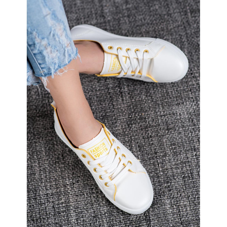 Ideal Shoes Fashion Sport Shoes white 1