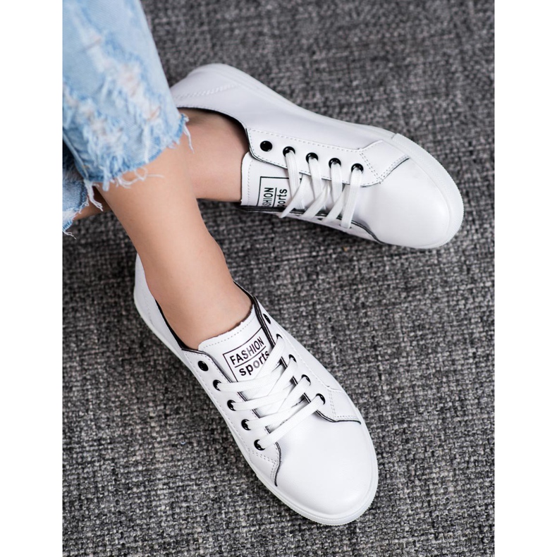 Ideal Shoes Fashion Sport Shoes white 1